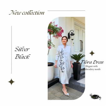 Flora Dress Vol.2 (Silver Black)